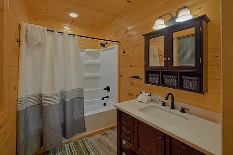 Bathroom with Shower / Tub Combo - Reset and Relax