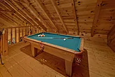 Open Loft with Pool Table 1 Bedroom Cabin 