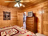 King bedroom on the main level