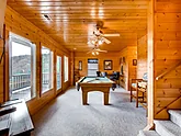 2 bedroom cabin Game room area