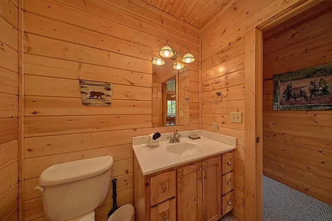 Full Bathroom King Bedroom - Rocky Top Joy