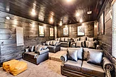 25 bedroom group size cabin with theater room
