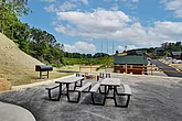 25 bedroom cabin with grill, hot tubs and pool