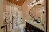 25 bathroom cabin made for Family Reunions