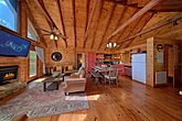 Spacious Living Room with Smart TV