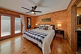 King Bedroom in Secluded Cabin