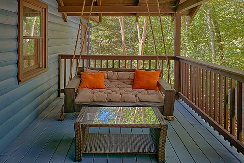 Relaxing Porch Swing - Secluded In The Smokies