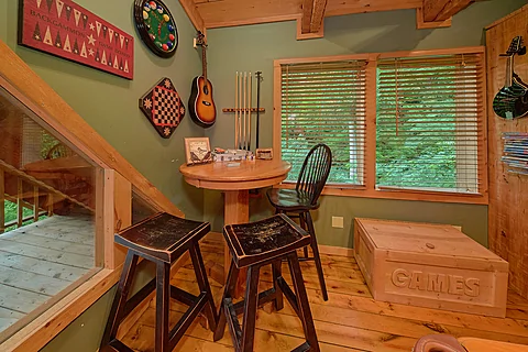 1 bedroom cabin rental with game room - Serenity Creek