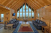 Premium Cabin with Mountain Views from game room