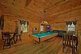 Open Loft Game Room with Pool Table 3 Bedroom 