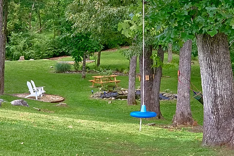 8 bedroom cabin with zipline swing - The Oasis
