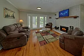 Sevierville cabin rental with 8 bedrooms 