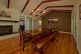 Premium 8 bedroom cabin with large dining room 