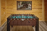 8 bedroom cabin with foosball and arcade games