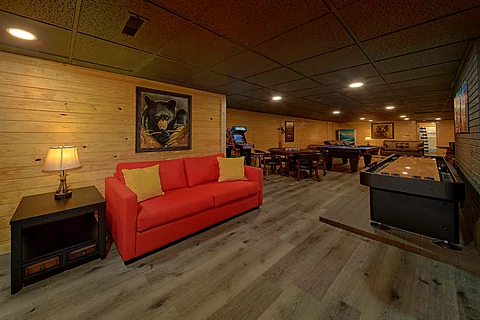 8 bedroom cabin game room with sleeper sofas - The Oasis