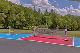 8 bedroom luxury cabin with pickle ball court