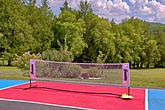Pickle ball court at 8 bedroom cabin rental