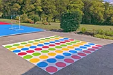 8 bedroom rental cabin with outdoor Twister game