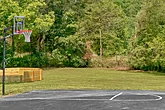 8 bedroom rental cabin with basketball court