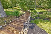 Private yard and fish pond at Sevierville cabin 