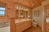 King Bedroom Cabin with Connecting Full Bathroom