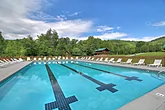 Resort pool access for 1 bedroom cabin rental