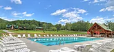Large Resort Pool and deli at 1 bedroom cabin