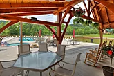 Honeysuckle Meadows Resort Pool and Fish Pond